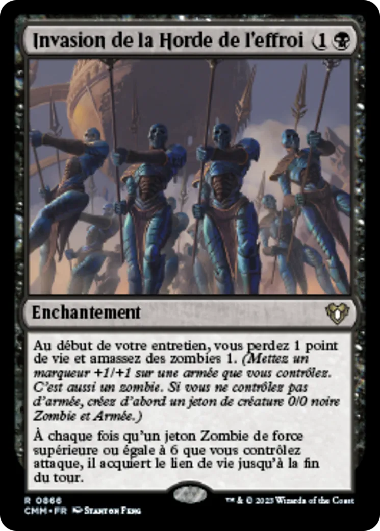 Invasion de la Horde de l'effroi from Commander Masters - Magic: The Gathering