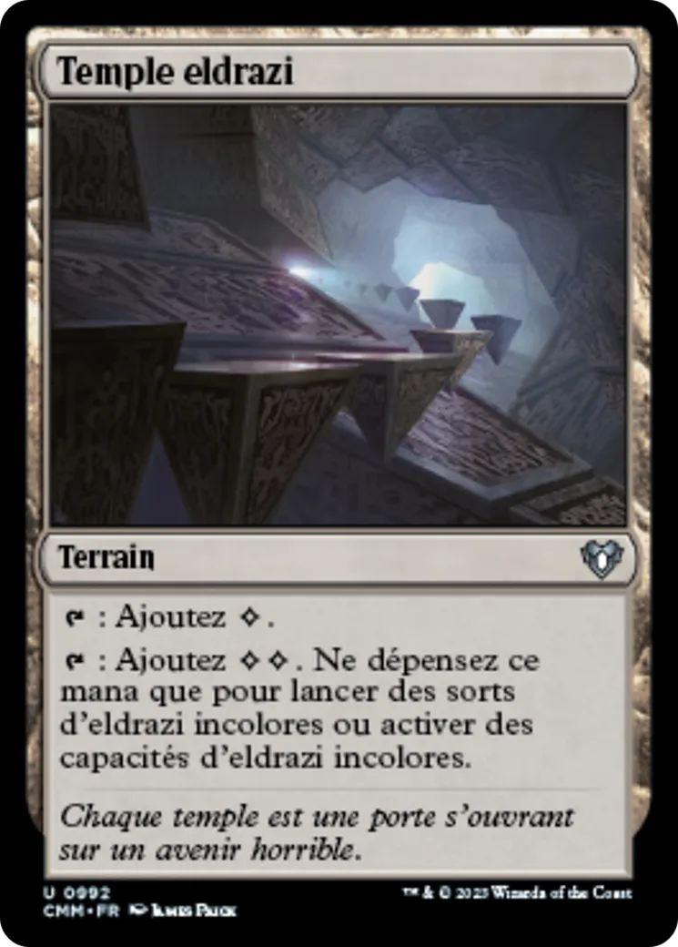 Temple eldrazi — Commander Masters — Magic: The Gathering