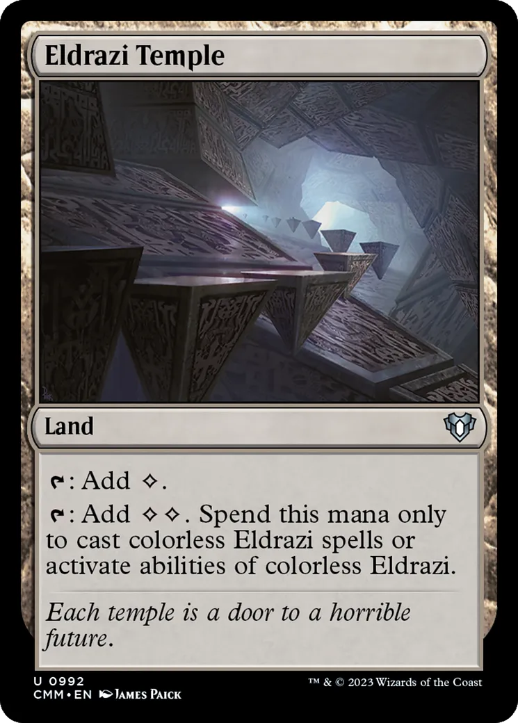 Temple eldrazi — Commander Masters — Magic: The Gathering