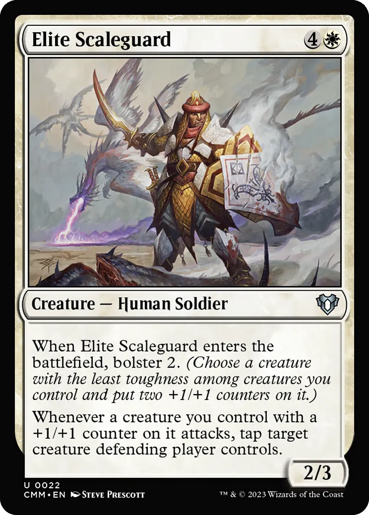 Elite Scaleguard — Commander Masters — Magic: The Gathering