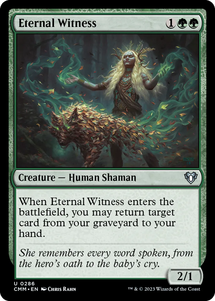Eternal Witness — Commander Masters — Magic: The Gathering