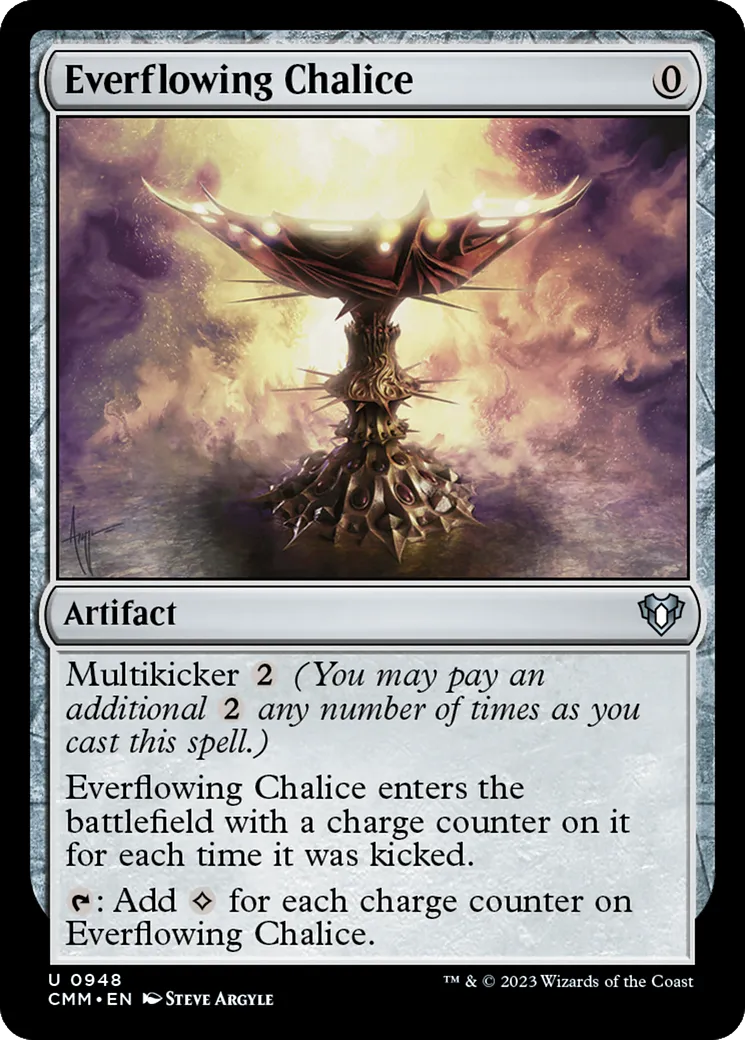 Everflowing Chalice — Commander Masters — Magic: The Gathering