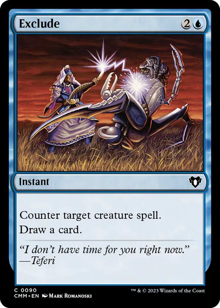 Exclude — Commander Masters — Magic: The Gathering