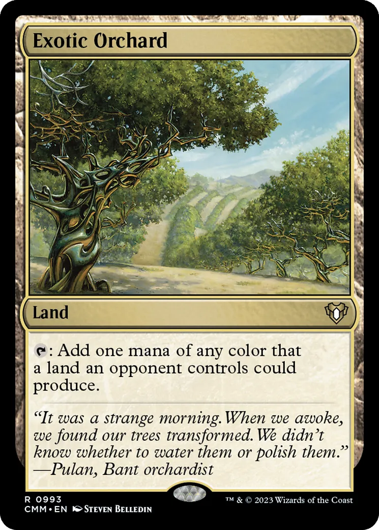 Verger exotique — Commander Masters — Magic: The Gathering