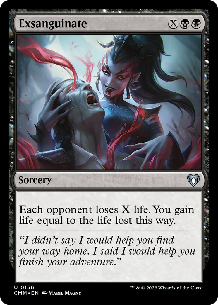 Exsanguinate — Commander Masters — Magic: The Gathering
