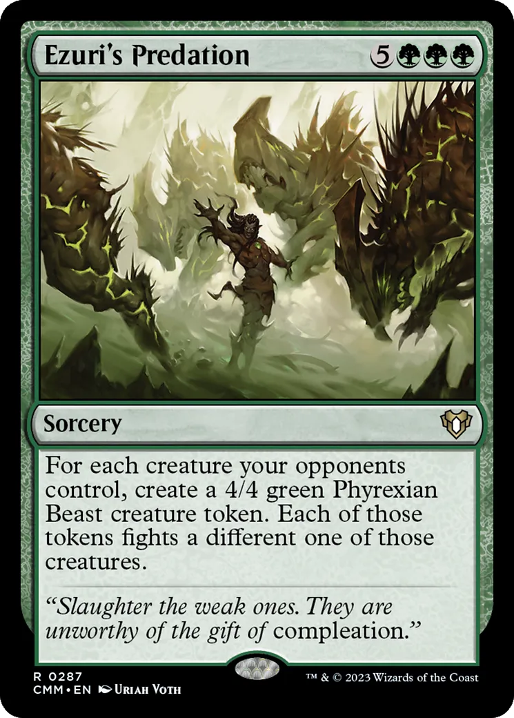 Ezuri's Predation — Commander Masters — Magic: The Gathering