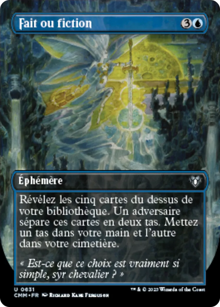 Fait ou fiction — Commander Masters — Magic: The Gathering