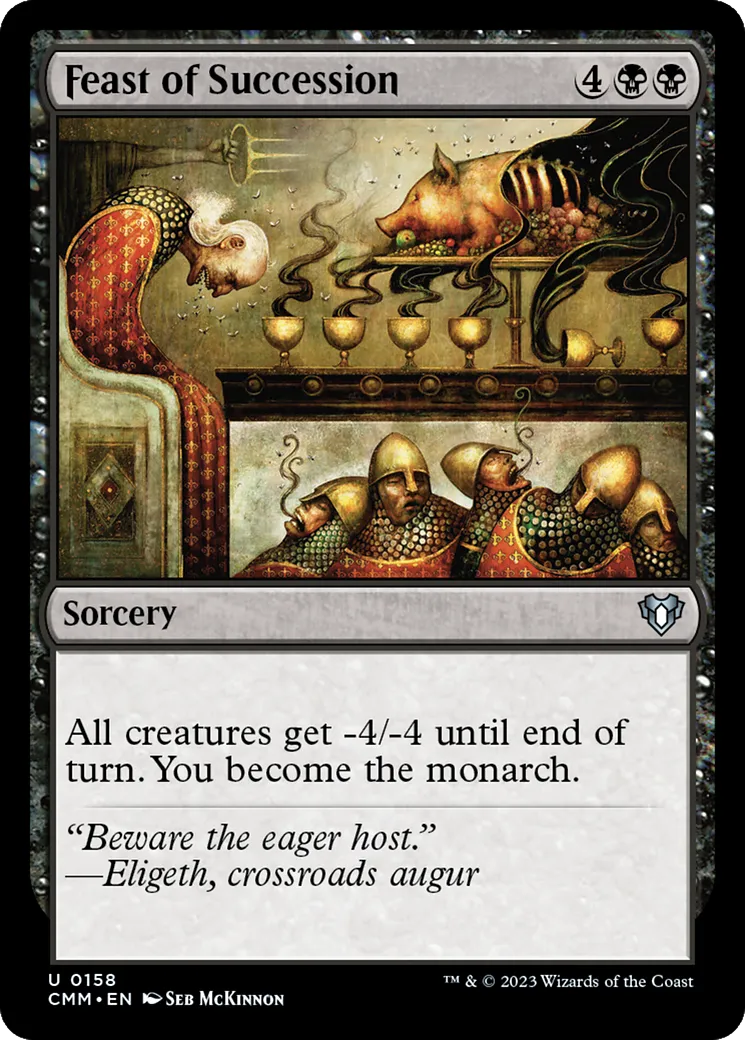 Festin de succession — Commander Masters — Magic: The Gathering
