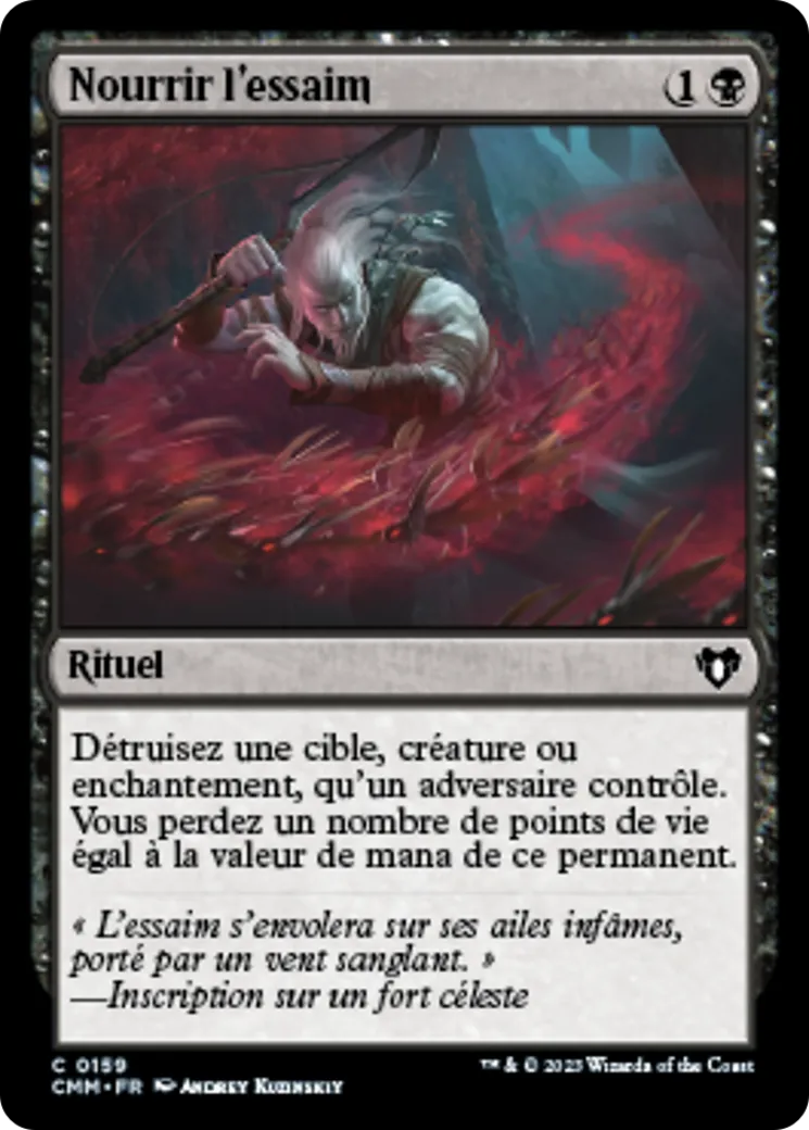 Nourrir l'essaim — Commander Masters — Magic: The Gathering