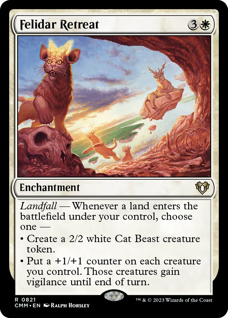 Refuge félidar — Commander Masters — Magic: The Gathering