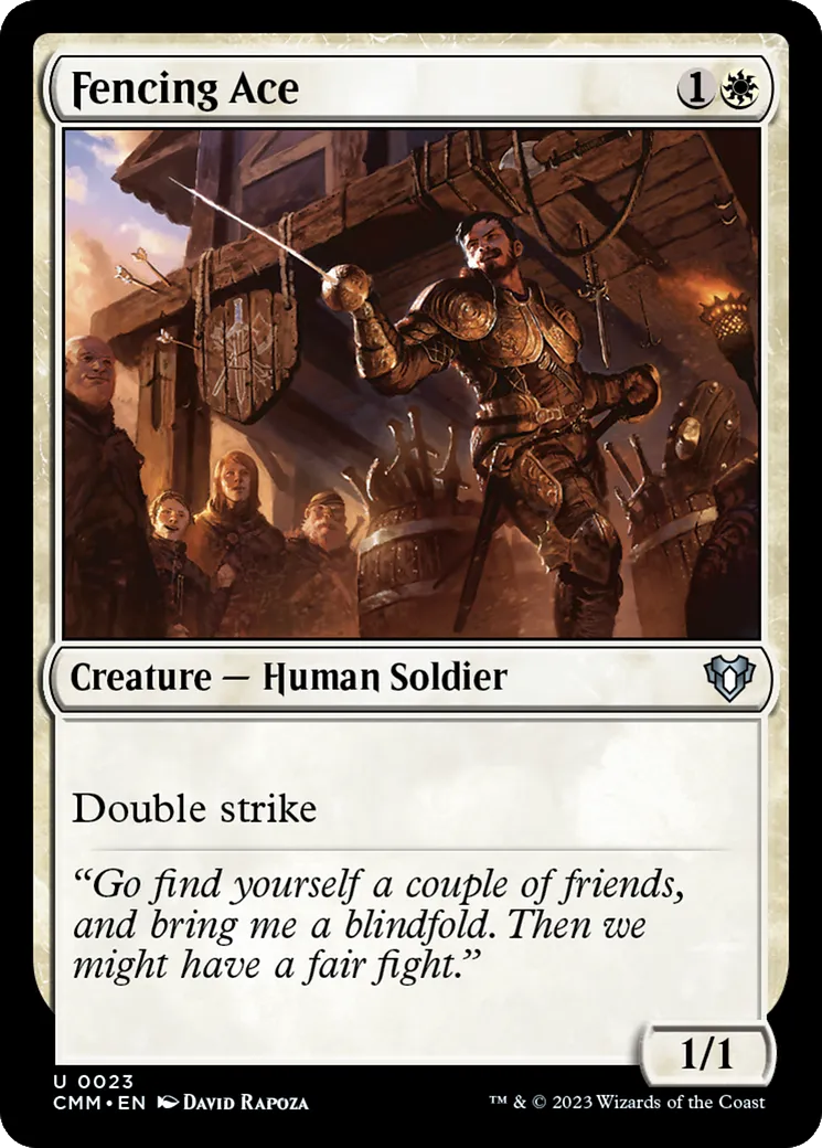 As de l'escrime — Commander Masters — Magic: The Gathering