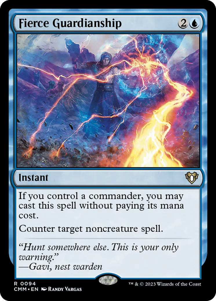 Fierce Guardianship — Commander Masters — Magic: The Gathering