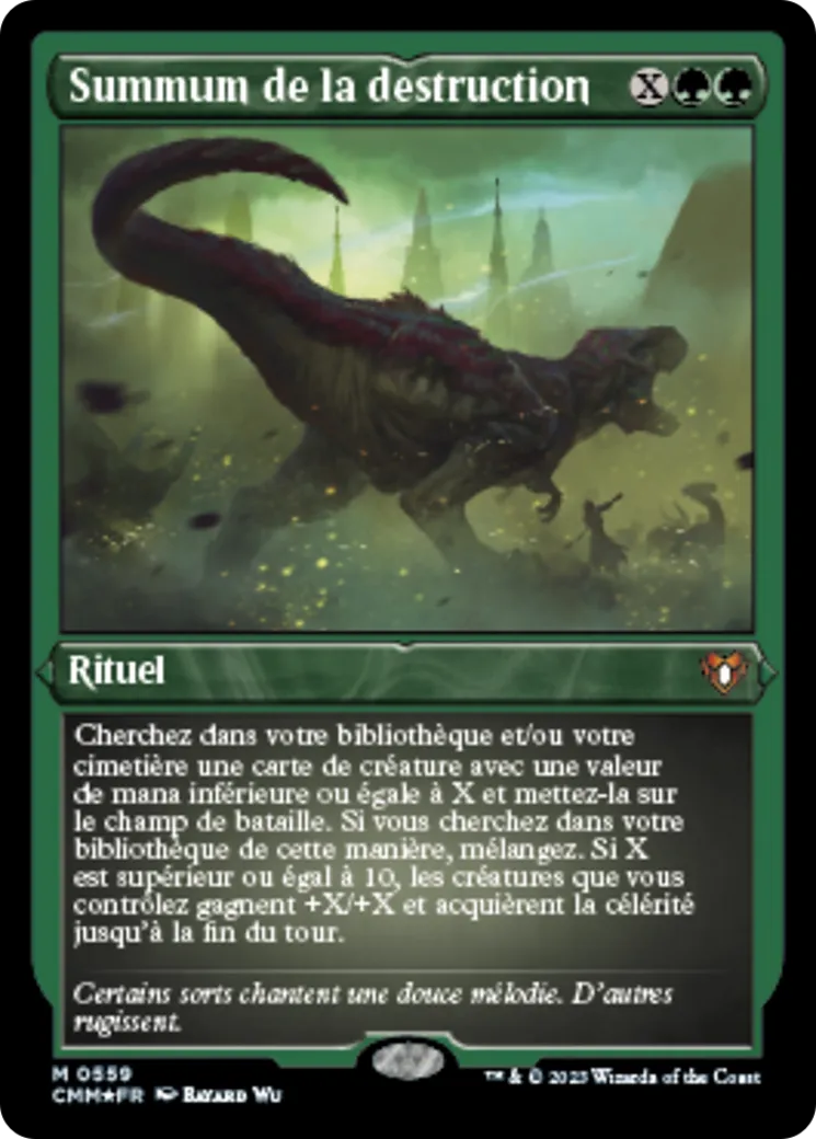Summum de la destruction — Commander Masters — Magic: The Gathering