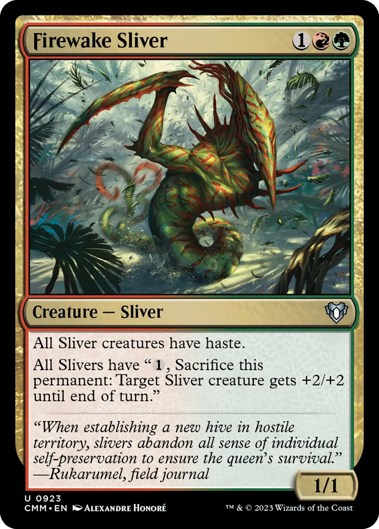 Slivoïde houachefeu — Commander Masters — Magic: The Gathering