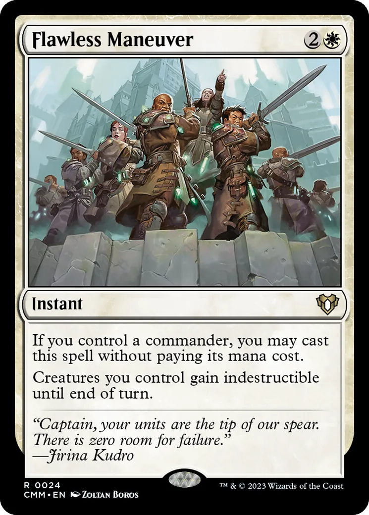 Manœuvre irréprochable — Commander Masters — Magic: The Gathering