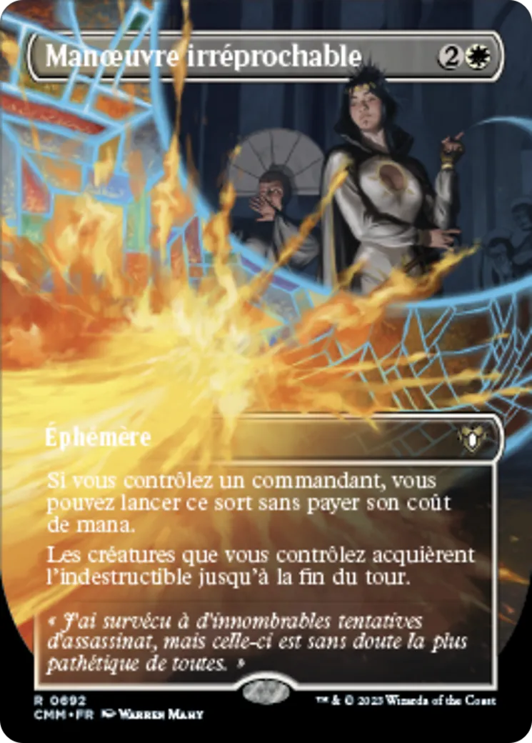 Manœuvre irréprochable — Commander Masters — Magic: The Gathering