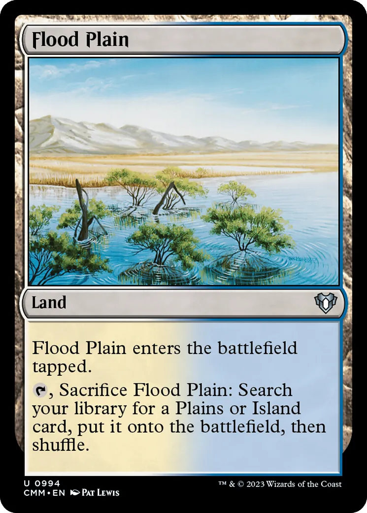 Plaine inondée — Commander Masters — Magic: The Gathering