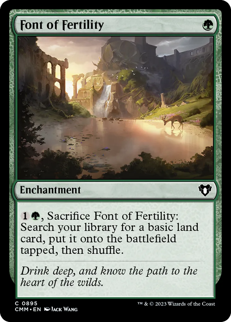 Fontaine de fertilité — Commander Masters — Magic: The Gathering