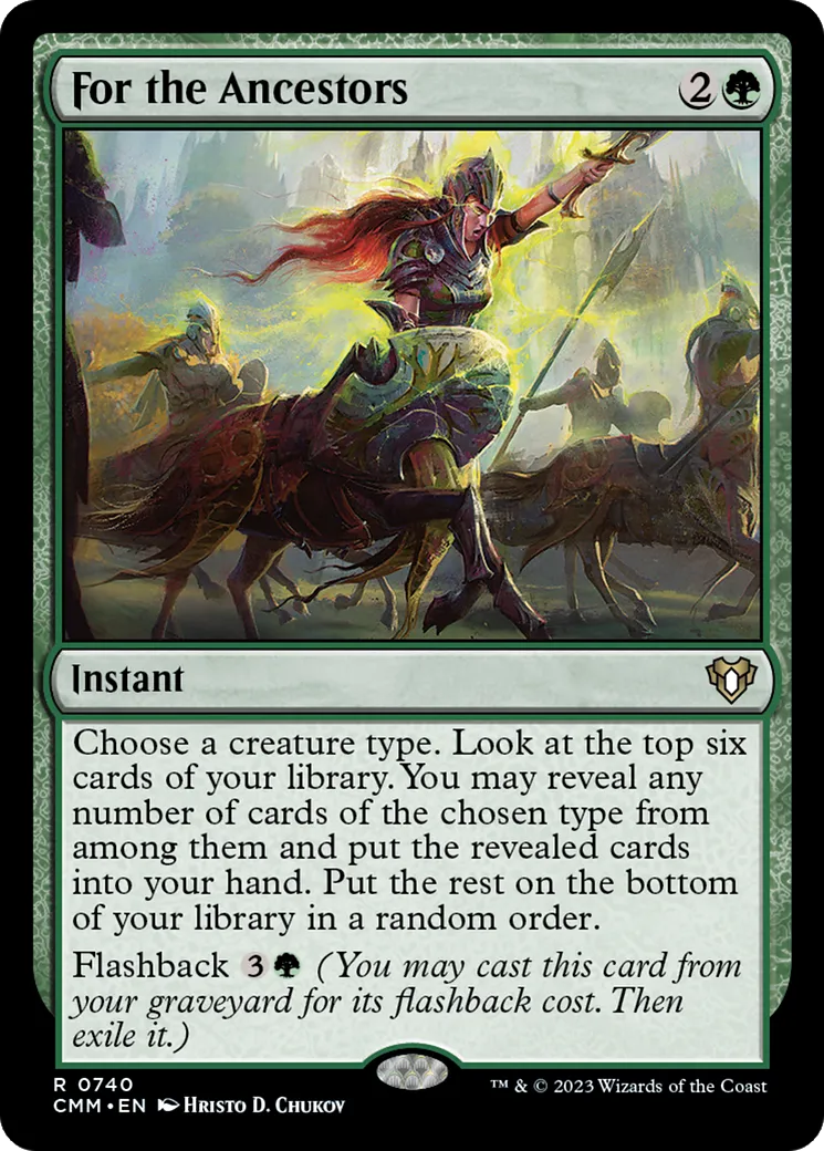 Pour les ancêtres — Commander Masters — Magic: The Gathering