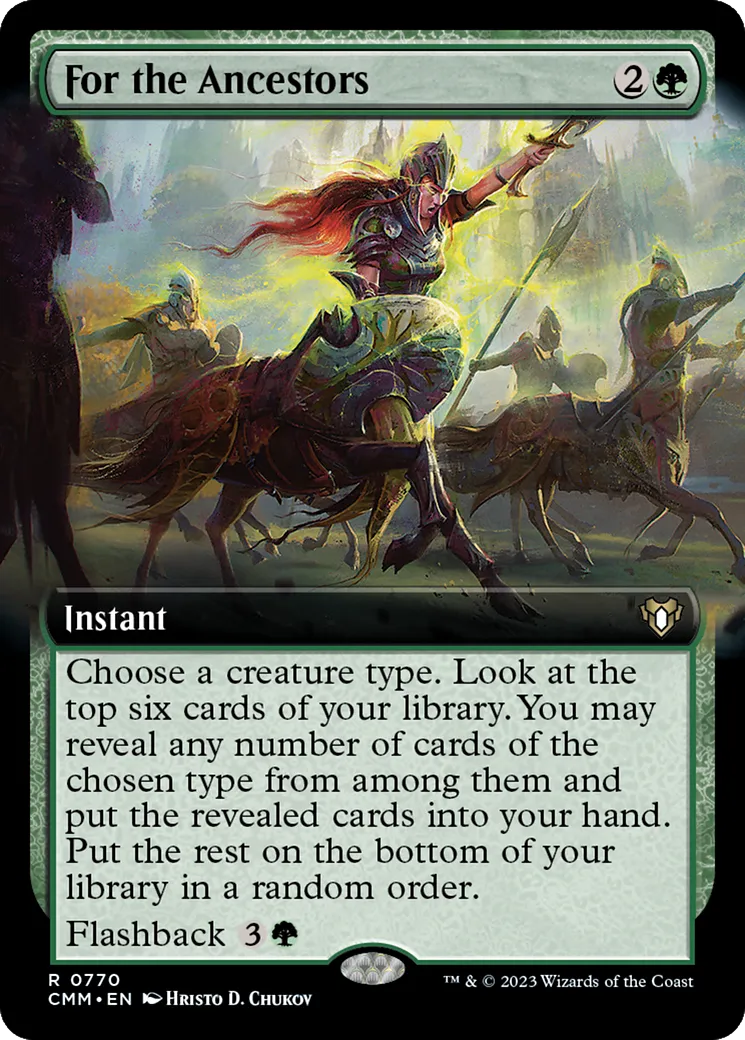 For the Ancestors — Commander Masters — Magic: The Gathering