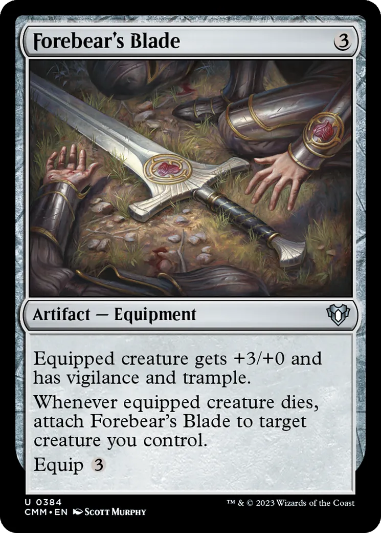Lame de l'aïeul — Commander Masters — Magic: The Gathering