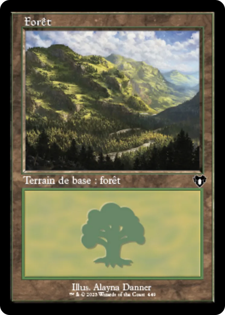 Forêt from Commander Masters - Magic: The Gathering
