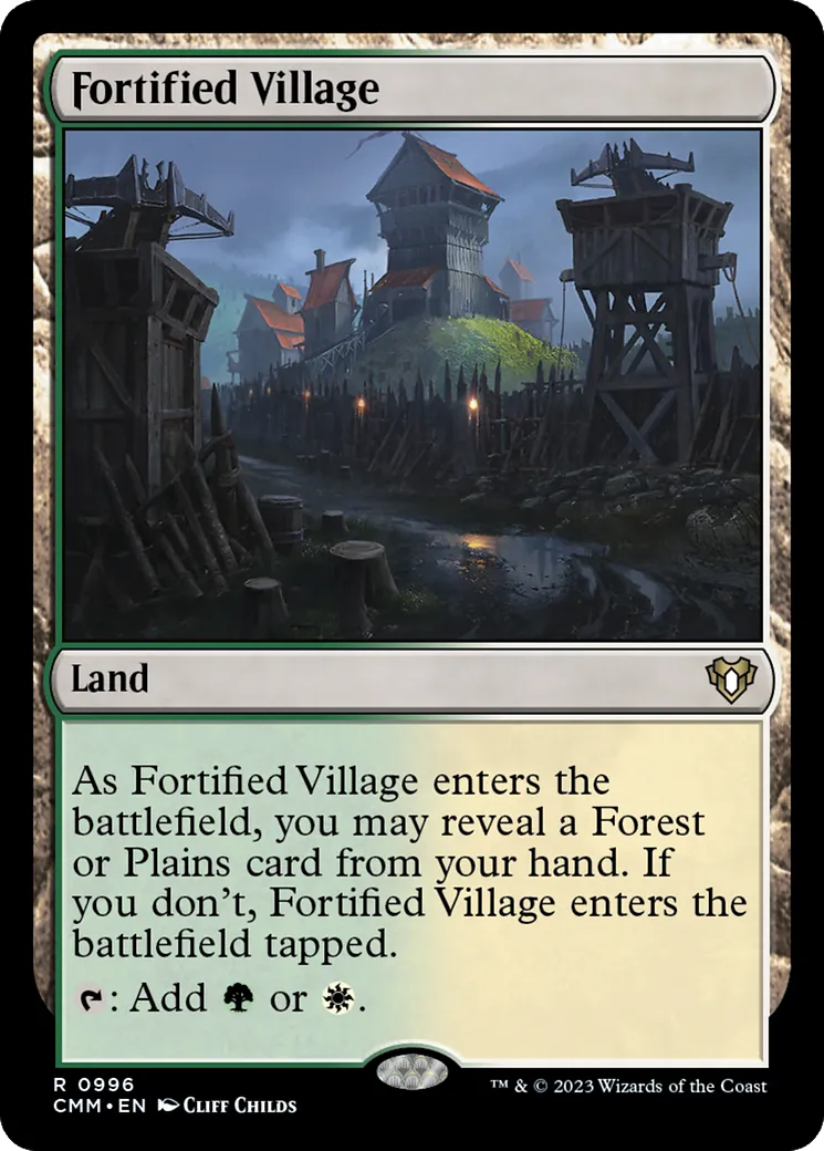 Fortified Village — Commander Masters — Magic: The Gathering