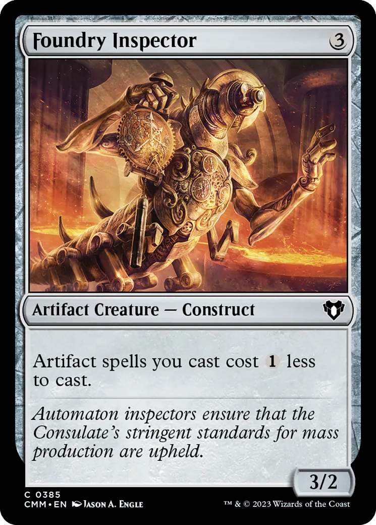 Foundry Inspector — Commander Masters — Magic: The Gathering