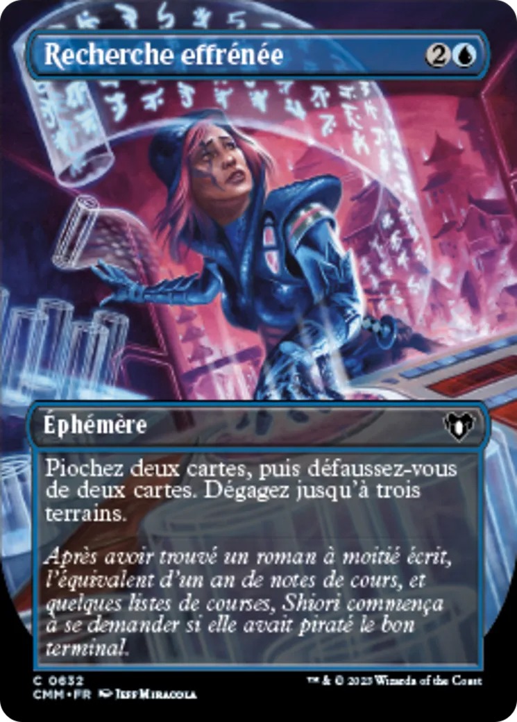 Recherche effrénée — Commander Masters — Magic: The Gathering