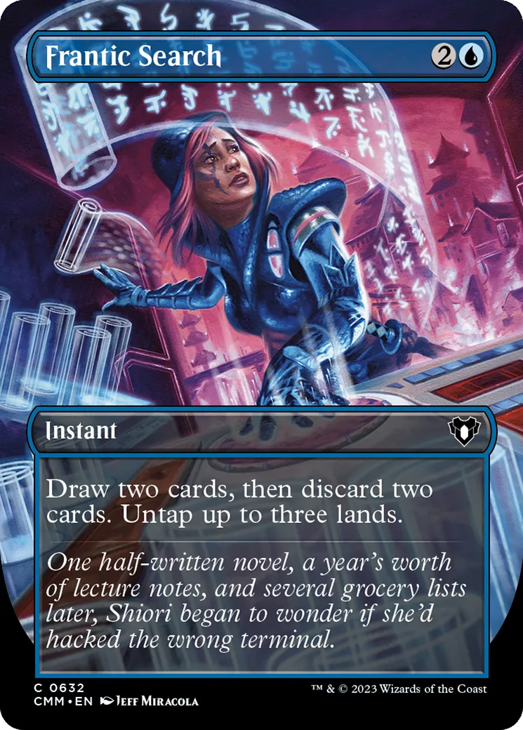 Recherche effrénée — Commander Masters — Magic: The Gathering