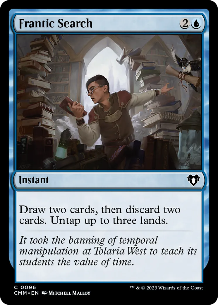 Frantic Search — Commander Masters — Magic: The Gathering