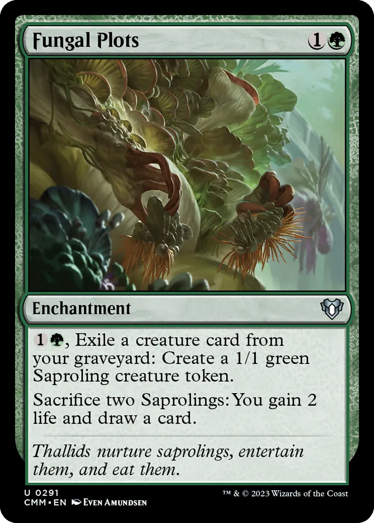 Fungal Plots — Commander Masters — Magic: The Gathering