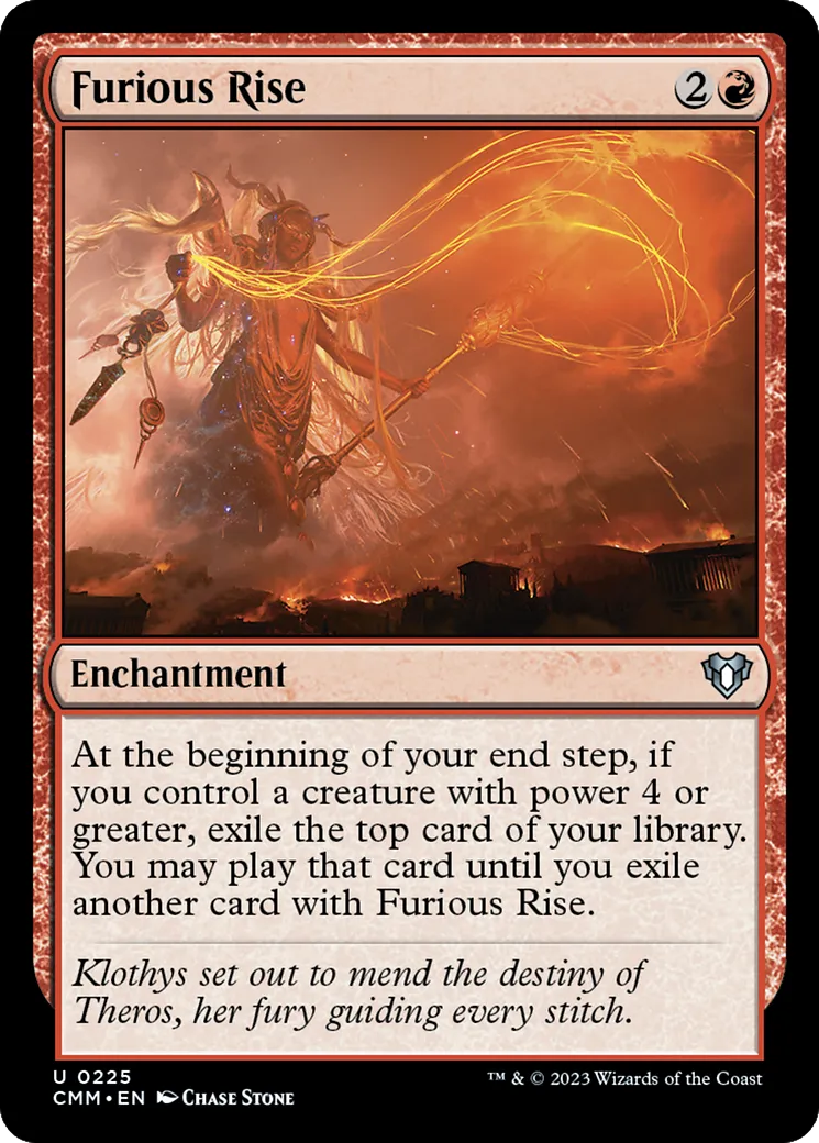 Ascension furieuse from Commander Masters - Magic: The Gathering