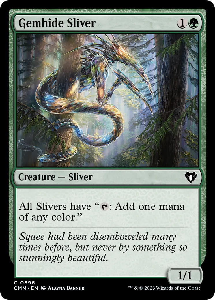 Slivoïde cuirgemme — Commander Masters — Magic: The Gathering