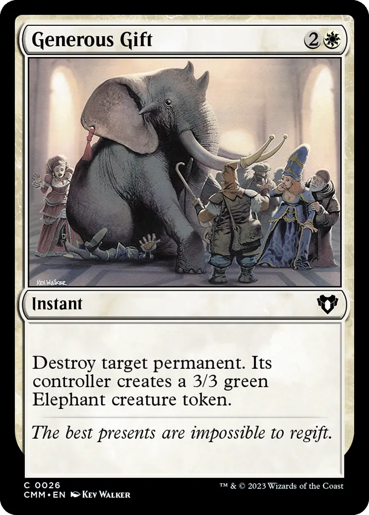 Cadeau généreux — Commander Masters — Magic: The Gathering