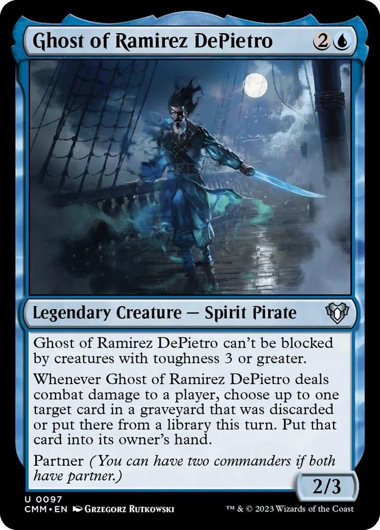 Fantôme de Ramirez DePietro — Commander Masters — Magic: The Gathering