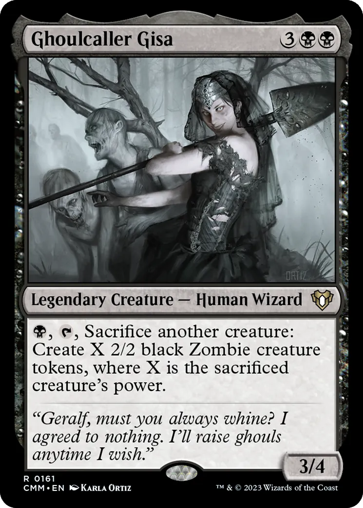 Ghoulcaller Gisa — Commander Masters — Magic: The Gathering