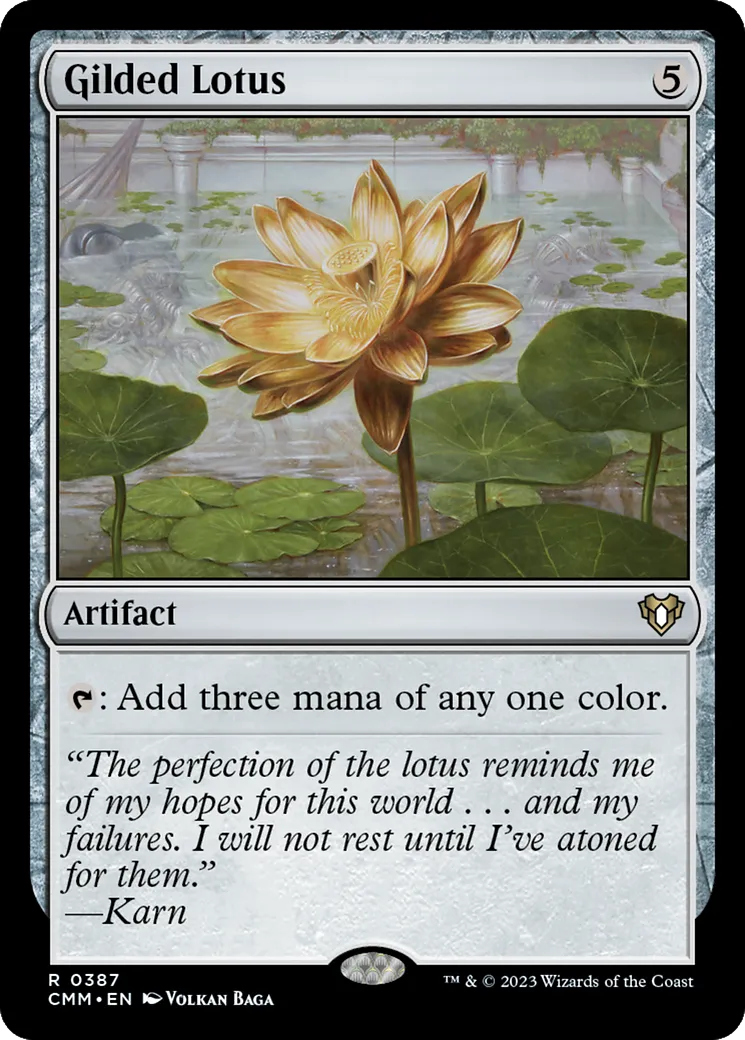 Gilded Lotus from Commander Masters - Magic: The Gathering