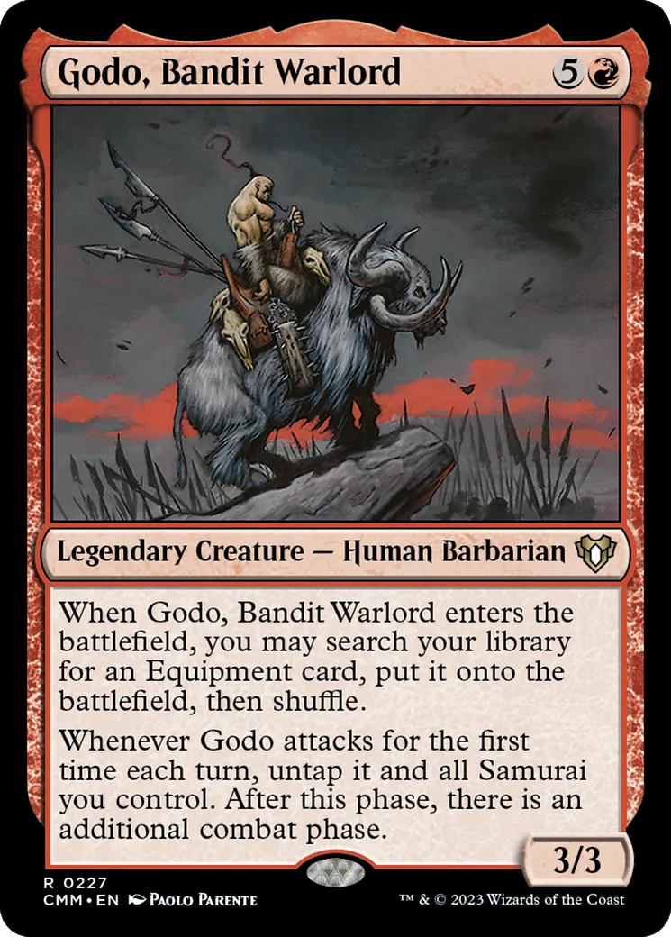 Godo, Bandit Warlord — Commander Masters — Magic: The Gathering
