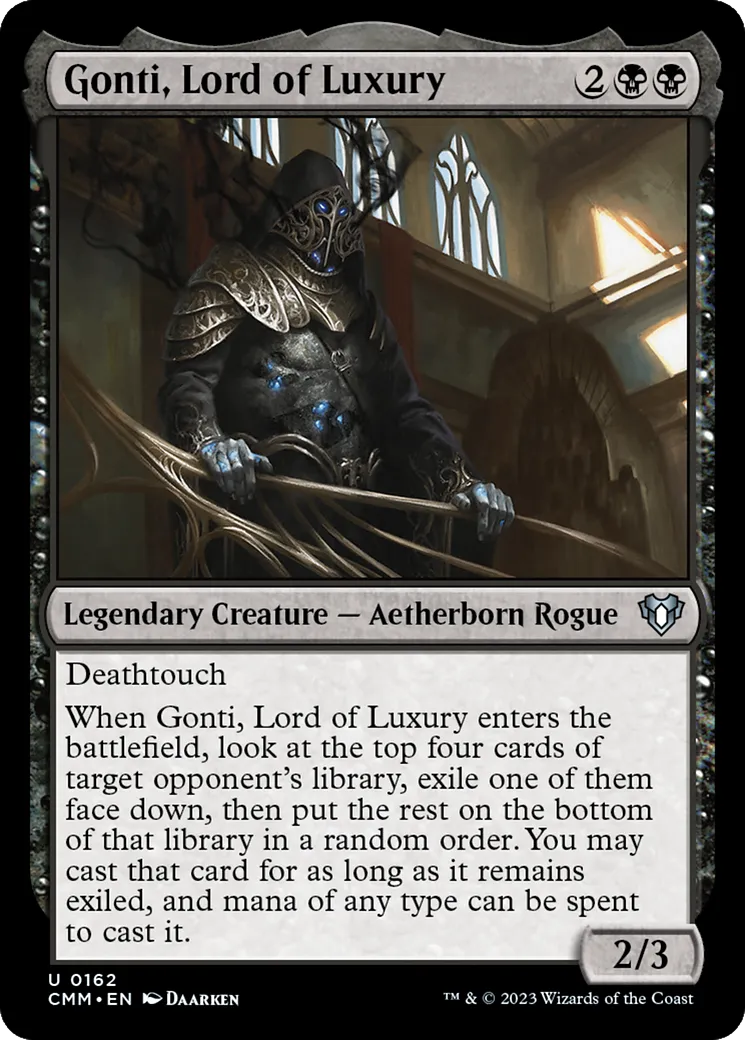 Gonti, seigneur de l'opulence — Commander Masters — Magic: The Gathering