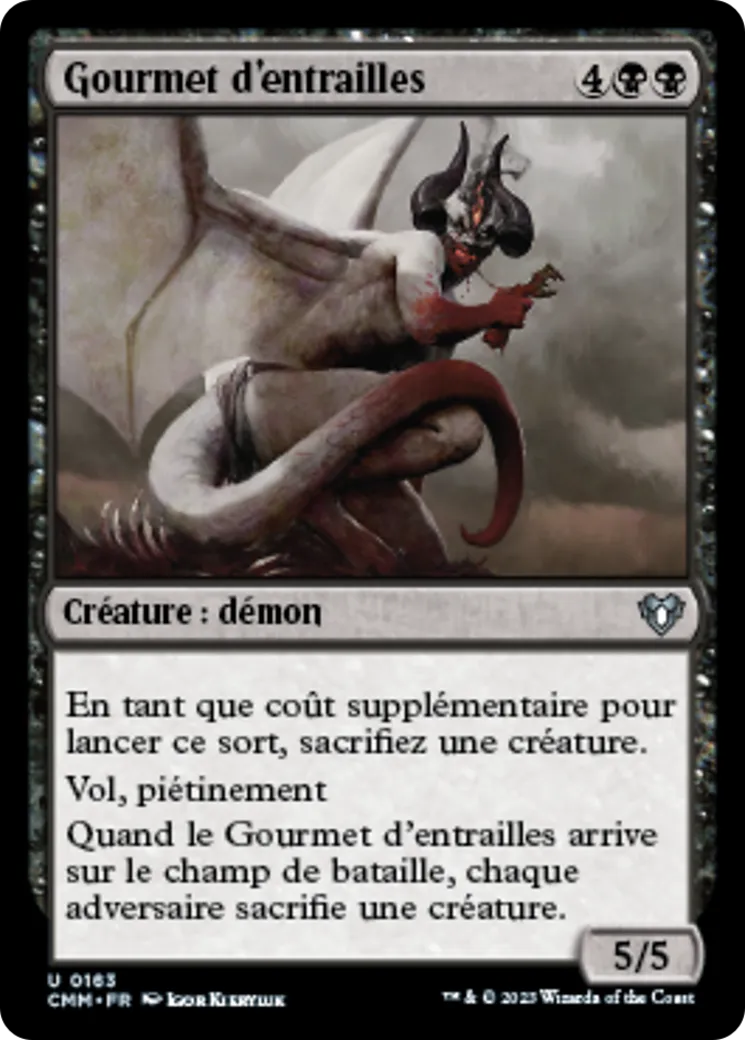 Gourmet d'entrailles — Commander Masters — Magic: The Gathering