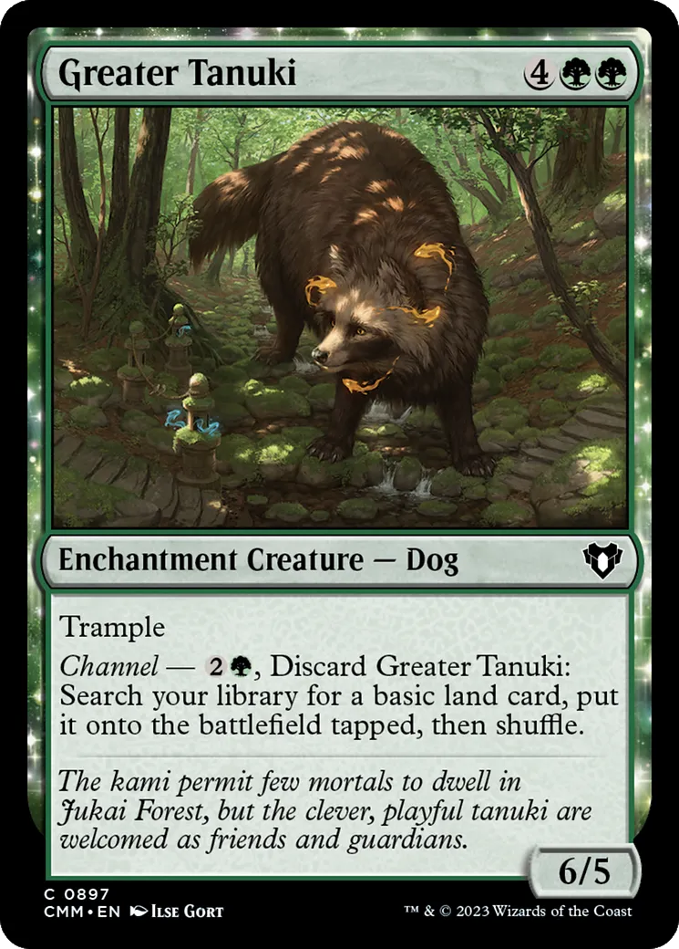 Grand tanuki — Commander Masters — Magic: The Gathering