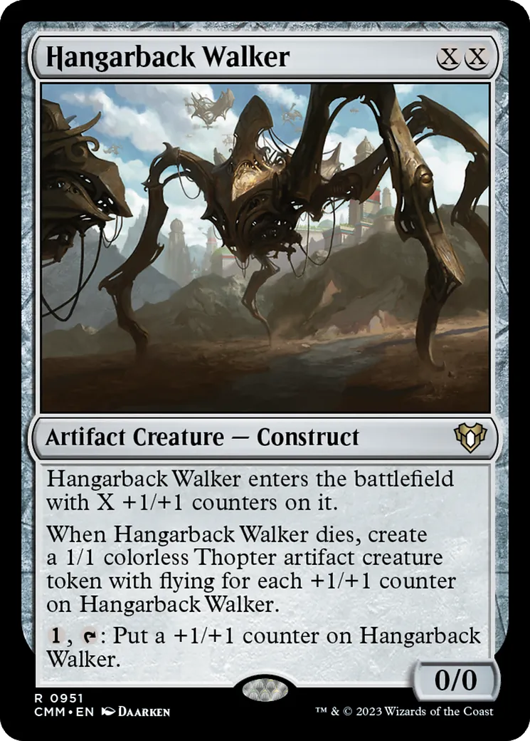 Marcheur porte-hangars — Commander Masters — Magic: The Gathering