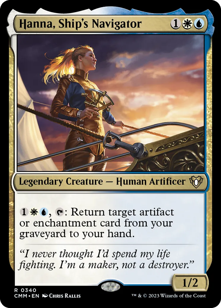 Hanna la navigatrice — Commander Masters — Magic: The Gathering