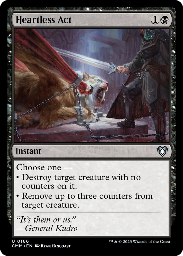 Heartless Act — Commander Masters — Magic: The Gathering