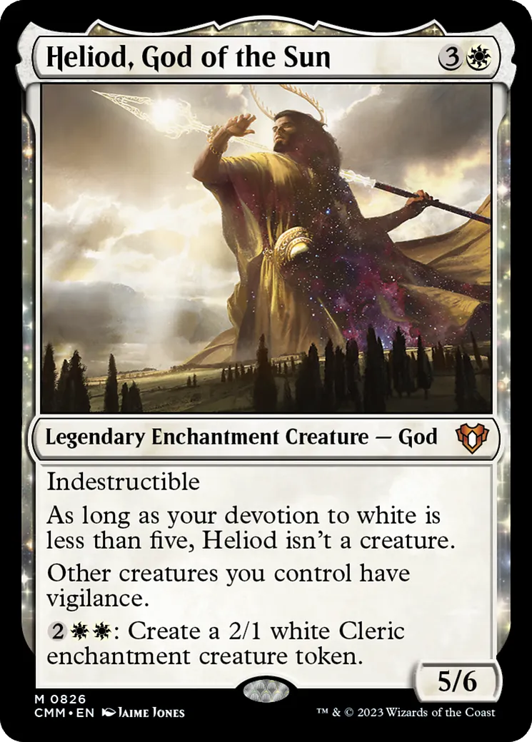 Héliode, dieu du Soleil — Commander Masters — Magic: The Gathering