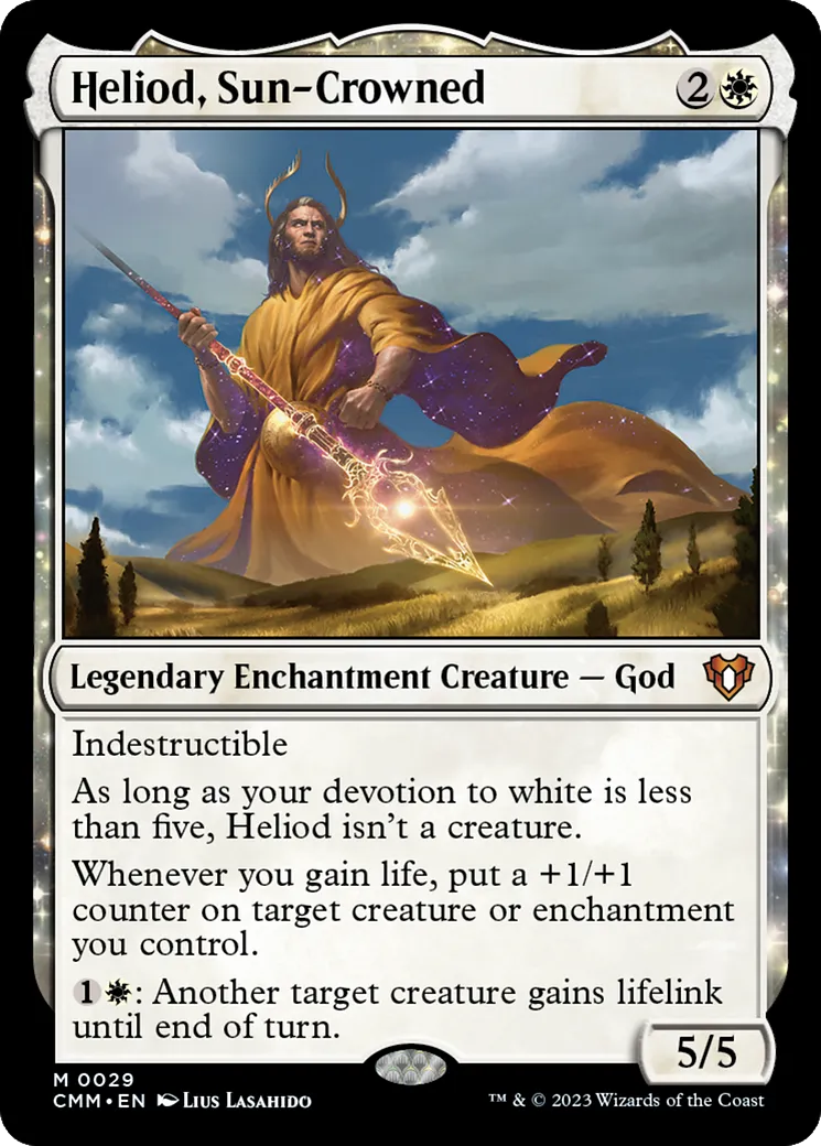 Héliode, Souverain du soleil — Commander Masters — Magic: The Gathering