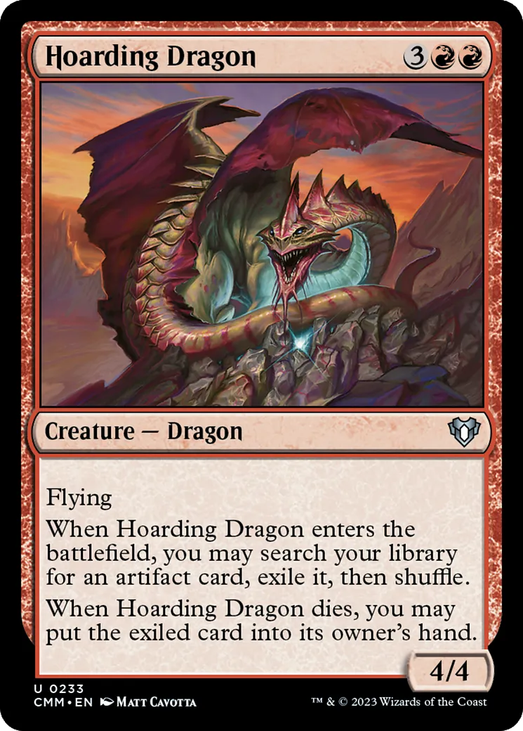 Dragon entasseur — Commander Masters — Magic: The Gathering
