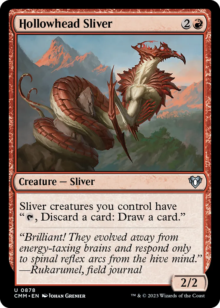 Slivoïde à tête creuse — Commander Masters — Magic: The Gathering