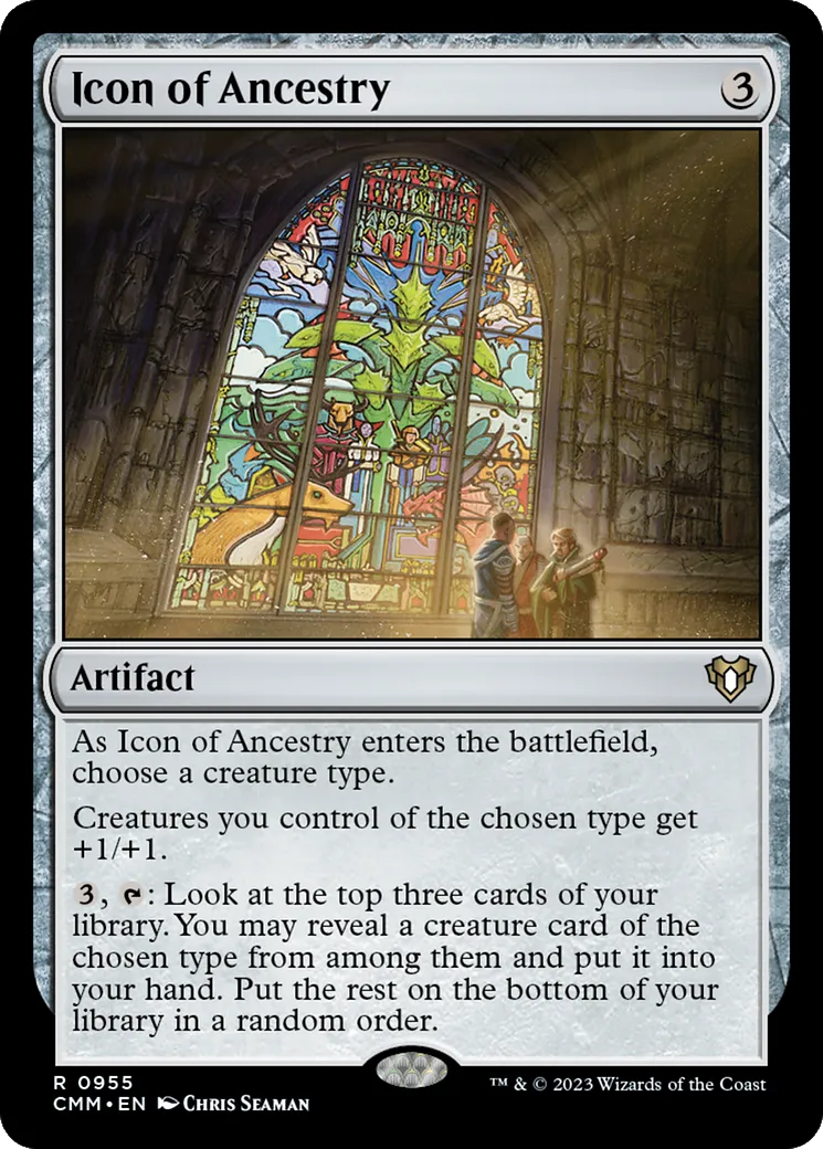 Icône de l'Ascendance — Commander Masters — Magic: The Gathering